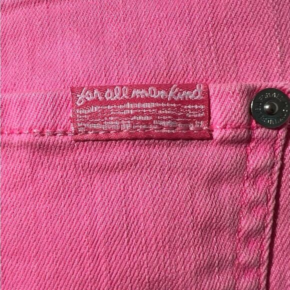 7 for all mankind jeans 💗 high waist slim kick 💗 pink 💗 size 26 - Picture 6 of 9